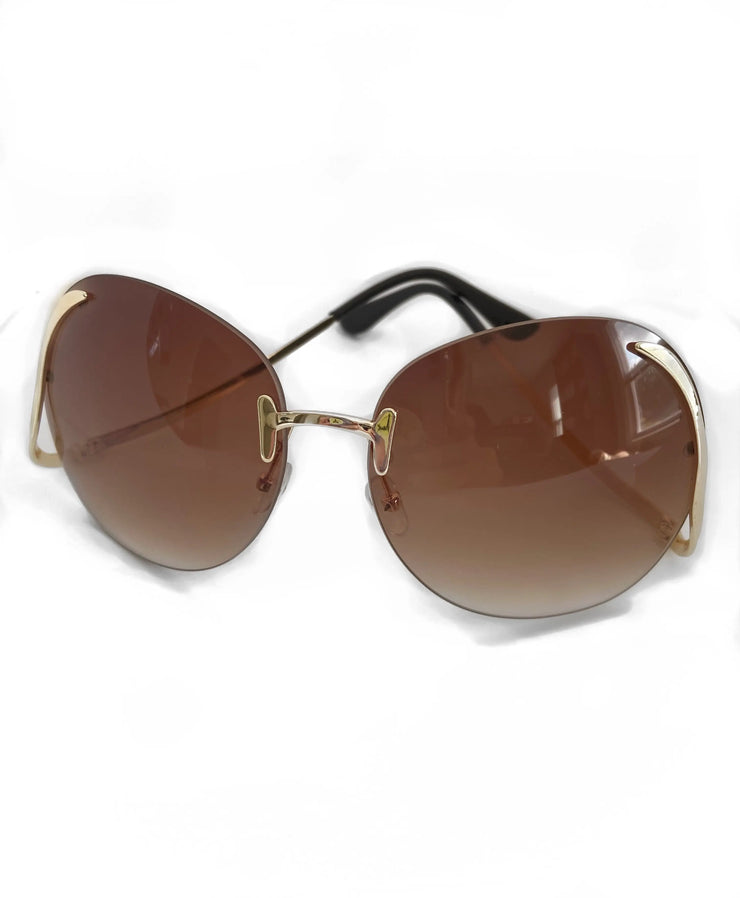 Showstopper Round oversized sunglasses XMTX Collections