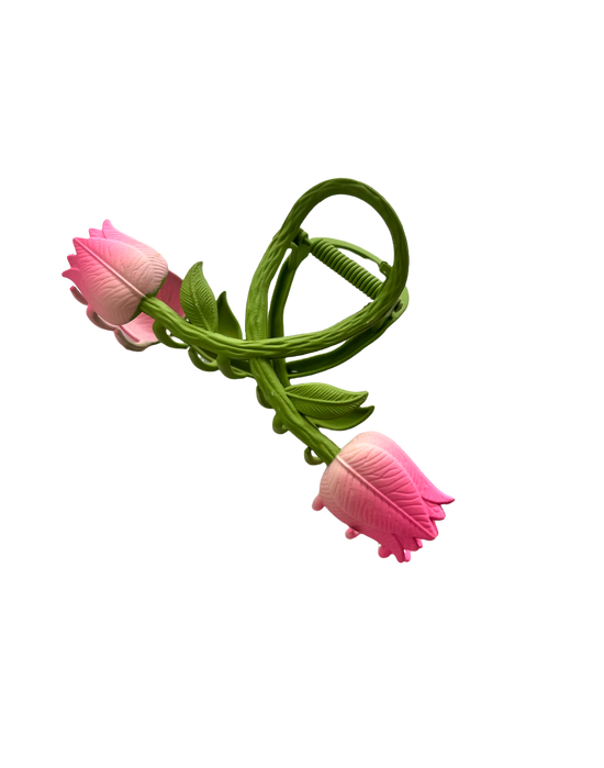 2 Tulips 🌷🌷Metal Hair Claw Clip XMTX Collections