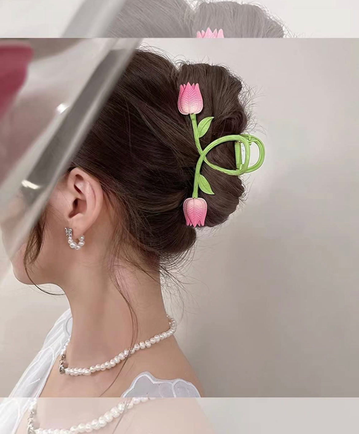 2 Tulips 🌷🌷Metal Hair Claw Clip XMTX Collections