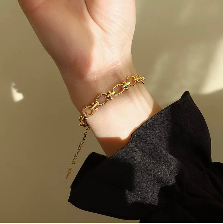 Dainty Chunky Chain Bracelet