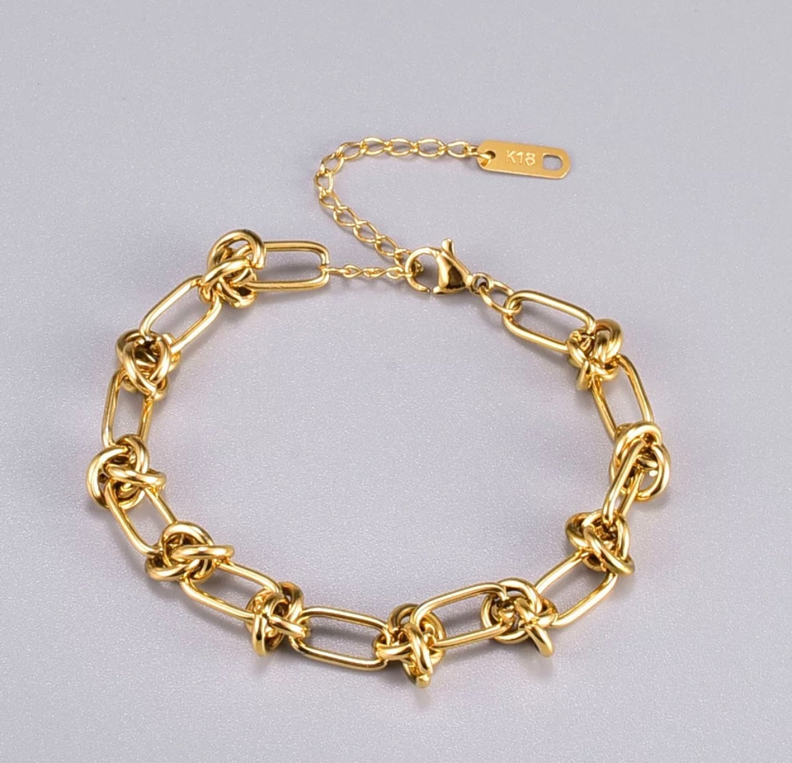 Knots & Twists Chain Bracelet XMTX Collections